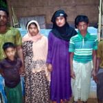রাখাইনের সহিংসতা থেকে পালিয়ে উখিয়ার ক্যাম্পে আশ্রয় নিল ছয় সদস্যের রোহিঙ্গা পরিবার