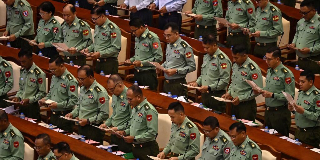 বিতর্কিত নির্বাচনের পর মিয়ানমারের নিম্নকক্ষের প্রথম অধিবেশন, ‘গণতন্ত্রের মুখোশ’ বলে সমালোচনা