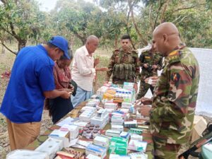 দুর্গম নোয়াপাড়ায় ৩৬৮ জনের মাঝে বিনামূল্যে চিকিৎসা ও ঔষধ বিতরণ করল দীঘিনালা জোন