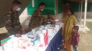 দুর্গম পাহাড়ে সিন্দুকছড়ি জোনের মেডিকেল ক্যাম্প: ২৬৮ জনকে চিকিৎসা ও বিনামূল্যে ওষুধ বিতরণ