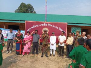 সেনাবাহিনীর সহায়তায় সাজেক কলেজে প্রথমবার স্বাধীনতা ও জাতীয় দিবস উদযাপন