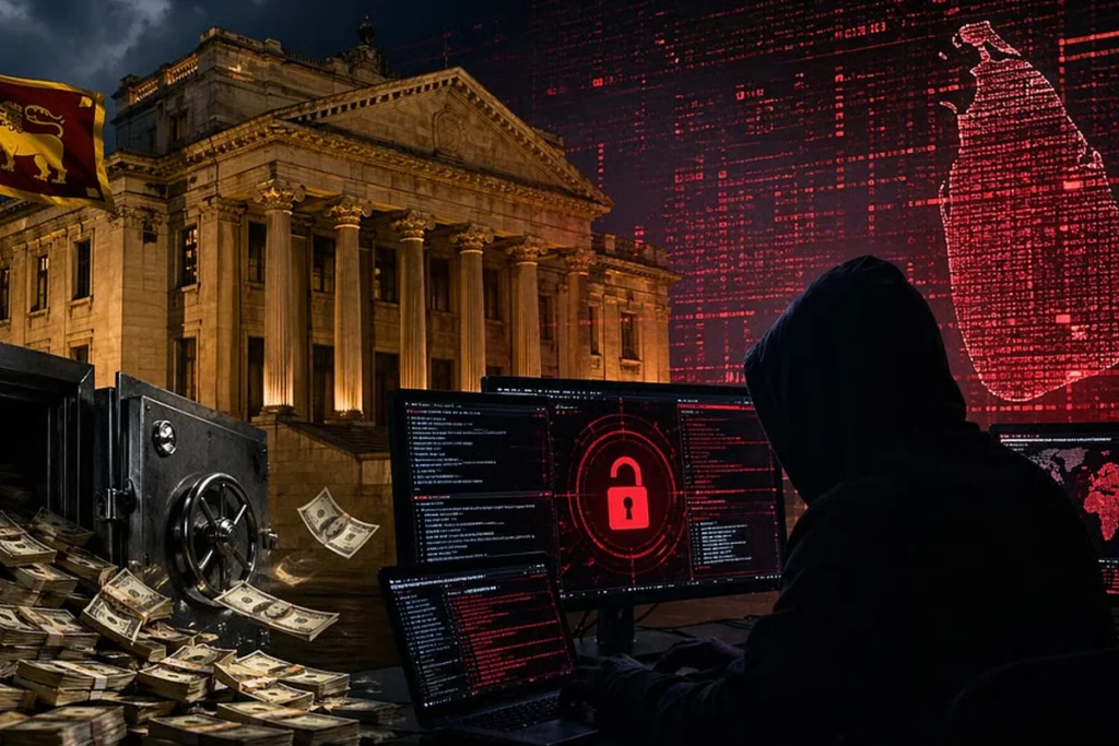 শ্রীলঙ্কার অর্থমন্ত্রণালয়ের সিস্টেমে সাইবার হামলা, ২৫ লক্ষ ডলার লোপাট