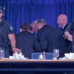 সাংবাদিকদের সঙ্গে নৈশভোজের সময় বন্দুকধারীর হানা, সরিয়ে নেওয়া হলো ট্রাম্পকে