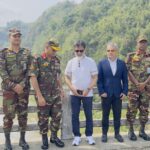বান্দরবানে সীমান্ত সড়ক নির্মাণ কাজ পরিদর্শনে সেতু মন্ত্রীর নেতৃত্বে উচ্চপর্যায়ের প্রতিনিধি দল