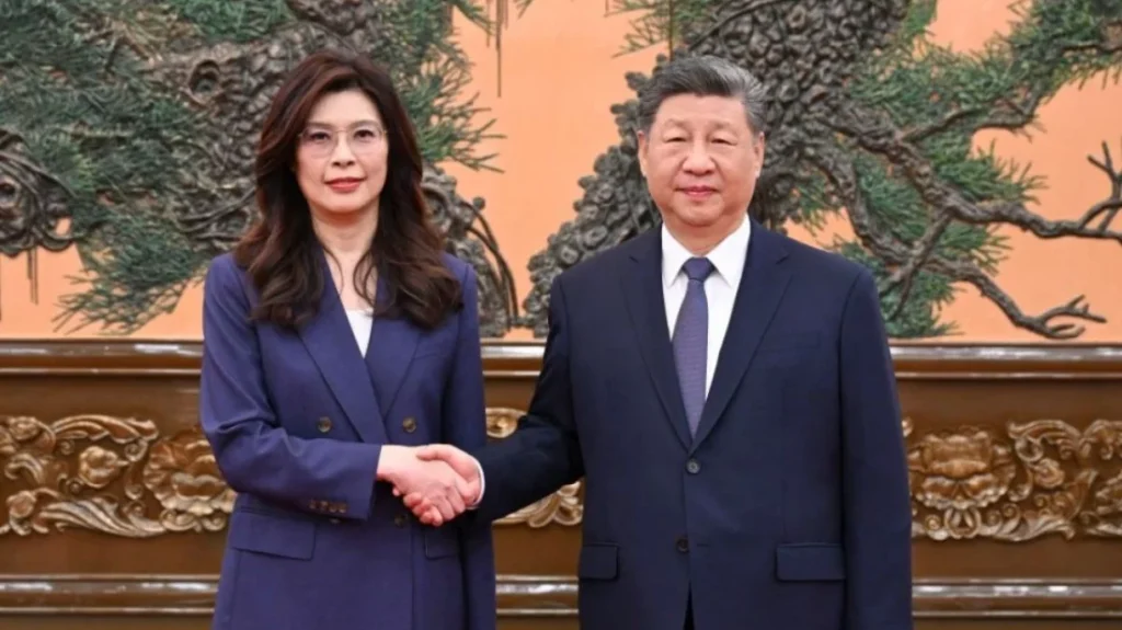 শি জিনপিংয়ের সঙ্গে বৈঠক: চীনের সঙ্গে তাইওয়ানকে একত্রিত করার প্রস্তাব বিরোধী নেতার