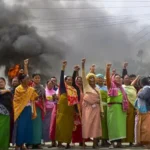 উত্তপ্ত মণিপুর: বিক্ষোভ-সংঘর্ষে ফের অস্থিরতা, ৫ দিনের শাটডাউন ঘোষণা