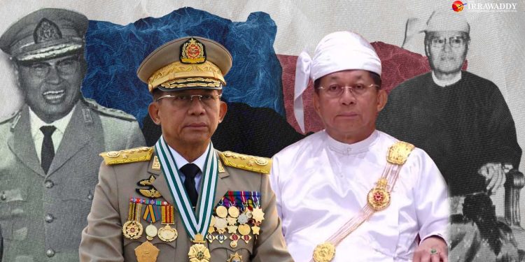 ‘জেনারেল থেকে প্রেসিডেন্ট’-নতুন কিছু নয়: নে উইনের ইতিহাস যেন পুনরাবৃত্তি মিন অং হ্লাইংয়ের শাসনে