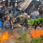 রান্নাঘরের আগুনে জুরাছড়িতে বসতঘর পুড়ে ছাই, সেনাবাহিনীর তৎপরতায় বড় বিপর্যয় থেকে রক্ষা