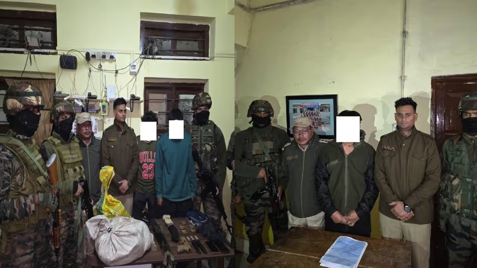 মণিপুরে বিস্ফোরণের পর যৌথ অভিযানে ৩ জঙ্গি আটক, অস্ত্র ও মাদক উদ্ধার