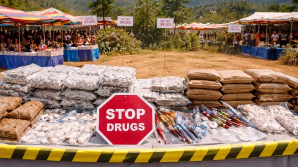 মিয়ানমার সীমান্তে মাদক রোধে মিজোরামে ৩ বছরব্যাপী অভিযান শুরু