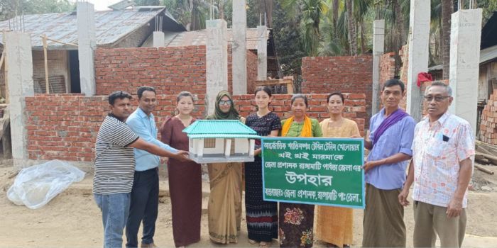 স্বপ্নের ঘর পাচ্ছেন রাজস্থলীর কৃতি টেবিল টেনিস খেলোয়াড় খই খই সাই মারমা