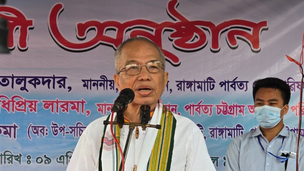 পার্বত্য চুক্তি বাস্তবায়নে সরকারকে আলোচনায় বসার আহ্বান ঊষাতন তালুকদারের