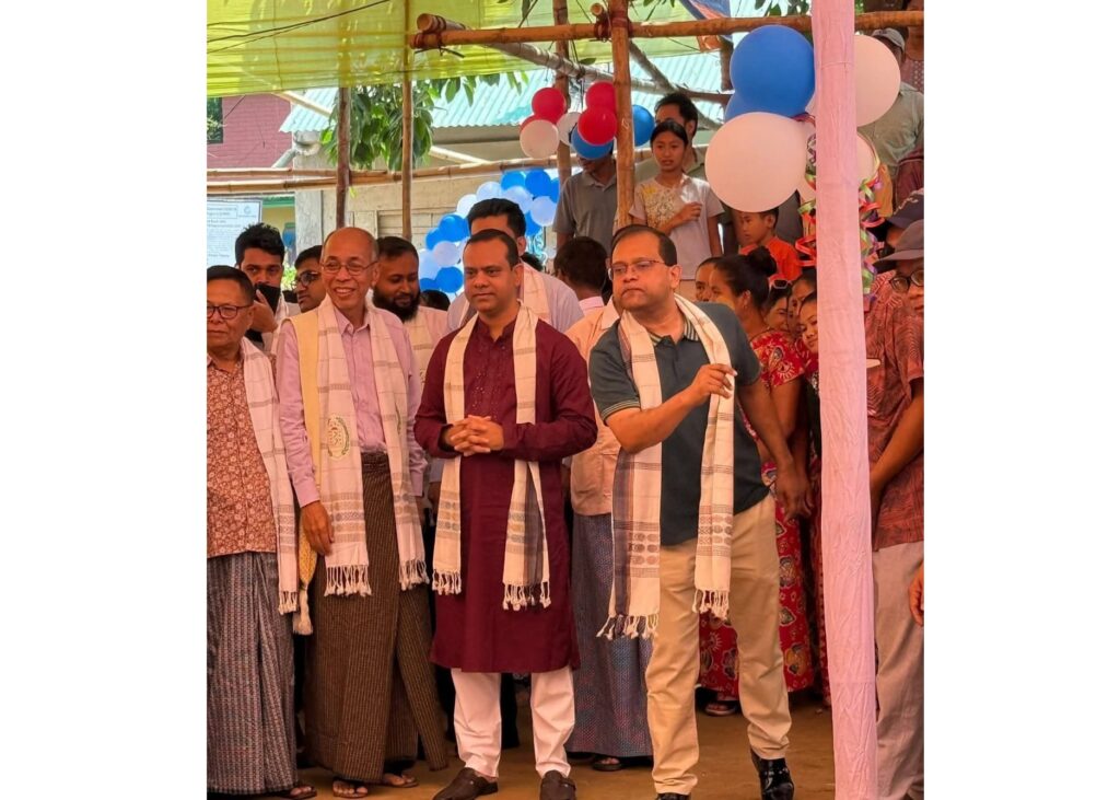 খাগড়াছড়িতে সাংগ্রাই উপলক্ষে মারমা সম্প্রদায়ের ঐতিহ্যবাহী খেলাধুলার উদ্বোধন