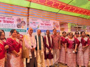 খাগড়াছড়িতে সাংগ্রাই উপলক্ষে মারমা সম্প্রদায়ের ঐতিহ্যবাহী খেলাধুলার উদ্বোধন