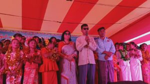 কাপ্তাইয়ে সাংগ্রাই জল উৎসবে প্রাণের উচ্ছ্বাস, হাজারো মানুষের সমাগম