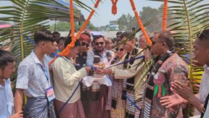 মারমা জনগোষ্ঠীর জলোৎসবের মাধ্যমে রাঙামাটিতে শেষ হল বর্ষবিদায় ও বরণ আয়োজন