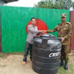 সাজেকে বিশুদ্ধ পানির ট্যাংকি বিতরণ: বাঘাইহাট জোনের উদ্যোগে স্বস্তি দুর্গম পাহাড়ে