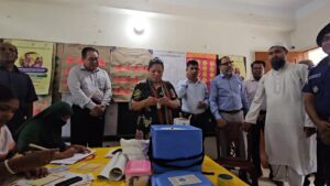 বান্দরবানে শুরু হাম-রুবেলা টিকাদান ক্যাম্পেইন, লক্ষ্য ৬০ হাজারের বেশি শিশু