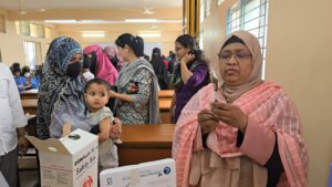 রাঙামাটিতে শুরু হাম-রুবেলা টিকাদান ক্যাম্পেইন, লক্ষ্য প্রায় ৬৪ হাজার শিশু