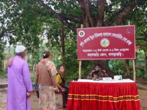 ঝড়-বৃষ্টি উপেক্ষা করে দুর্গম পাহাড়ে সেনাবাহিনীর মহালছড়ি জোনের চিকিৎসা সেবা
