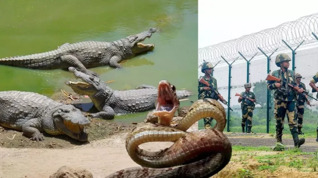 বাংলাদেশ সীমান্তের নদীতে কুমির ও সাপ ছাড়তে চায় ভারত
