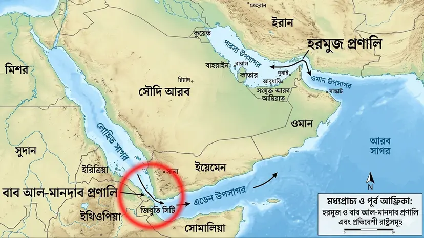 ‘বাব আল-মানদাব বন্ধ করলে পুরো মানবজাতি ও জ্বিন মিলেও খুলতে পারবে না’