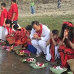 ফুল বিসর্জনে বান্দরবানে শুরু বিজু-সাংগ্রাই উৎসব, পাহাড়জুড়ে বর্ণিল আয়োজন