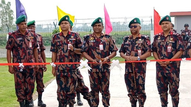 সীমান্ত নিরাপত্তা জোরদারে দিনাজপুরের বিরলে বিজিবির নতুন বিওপি উদ্বোধন