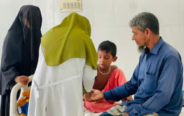 মানিকছড়িতে প্রথমবার হামের উপসর্গে শিশু ভর্তি, জনমনে উদ্বেগ