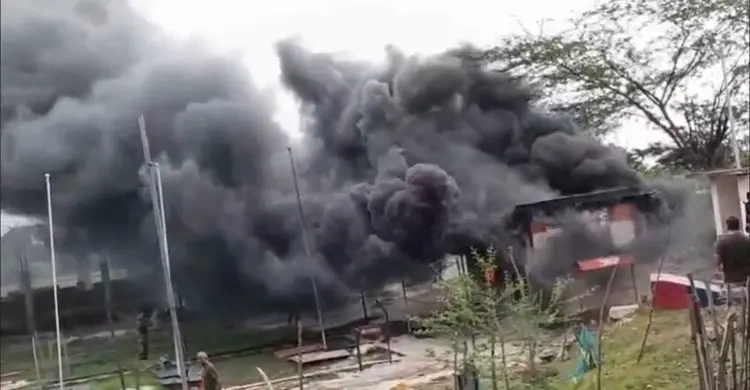 পশ্চিমবঙ্গের উত্তর ২৪ পরগনায় ক্যাম্পে আগুন, বিএসএফ সদস্যের মৃত্যু