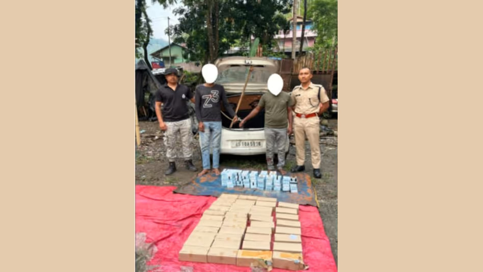 মণিপুর থেকে পাচারের পথে ২১ কোটি টাকার মাদক জব্দ, আটক ৫