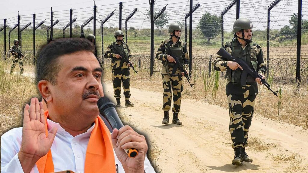 বিএসএফকে ১৪২ একর জমি দিল শুভেন্দু সরকার, নির্মান হবে বেড়া ও নতুন আউটপোস্ট