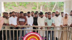 জিয়াউর রহমানের প্রথম সমাধিতে শ্রদ্ধা, রাঙামাটি ছাত্রদলের নতুন কমিটির কার্যক্রম শুরু