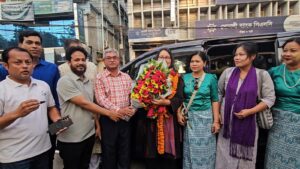 দল-মত ভুলে পাহাড়ের উন্নয়নে কাজের প্রত্যয় এমপি মাধবী মারমার