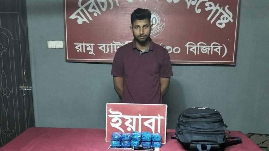 অটোরিকশায় যাত্রী সেজে ইয়াবা পাচার, রামুতে এপিবিএন সদস্য আটক