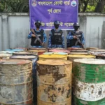 চট্টগ্রামে বিপুল জেট ফুয়েল ও ভোজ্য তেল জব্দ করল কোস্ট গার্ড