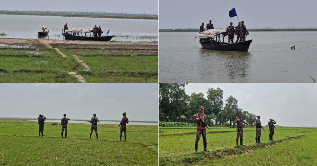 নদীপথে বারবার পুশইনের চেষ্টা বিএসএফের, স্থানীয়দের সহযোগিতায় ব্যর্থ করছে বিজিবি