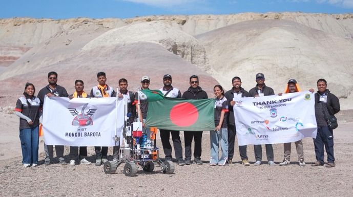 যুক্তরাষ্ট্রের মর্যাদাপূর্ণ ইউআরসি প্রতিযোগিতায় এমআইএসটির ‘টিম মঙ্গল বারোতা’র ১১তম স্থান অর্জন