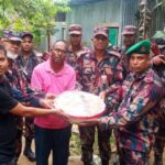 প্রয়াত বিজিবি সদস্য রুপন কান্তি দের পরিবারের পাশে দাঁড়াল মারিশ্যা জোন