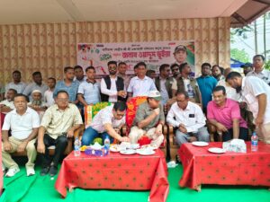 মাটিরাঙ্গায় কেন্দ্রীয় রক্ষাকালী মন্দিরের 'অমৃত ভান্ডার' ভবনের উদ্বোধন করলেন ওয়াদুদ ভূঁইয়া