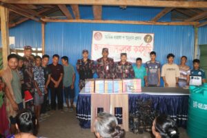 সাজেকের দুর্গম সীমান্ত এলাকায় ২ শতাধিক পাহাড়ি মানুষকে বিজিবির চিকিৎসাসেবা ও অনুদান বিতরণ