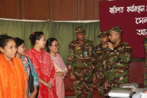 বেকার নারীদের আত্মনির্ভরশীল করতে দীঘীনালা জোনের উদ্যোগ: ৩ মাসব্যাপী সেলাই প্রশিক্ষণের উদ্বোধন