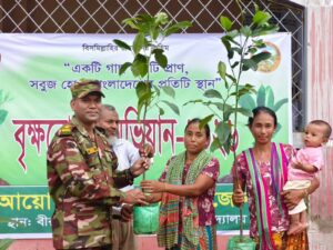 সেনাবাহিনীর উদ্যোগে মহালছড়িতে ২ লাখ ৫০ হাজার বৃক্ষরোপণের মহাযজ্ঞ শুরু