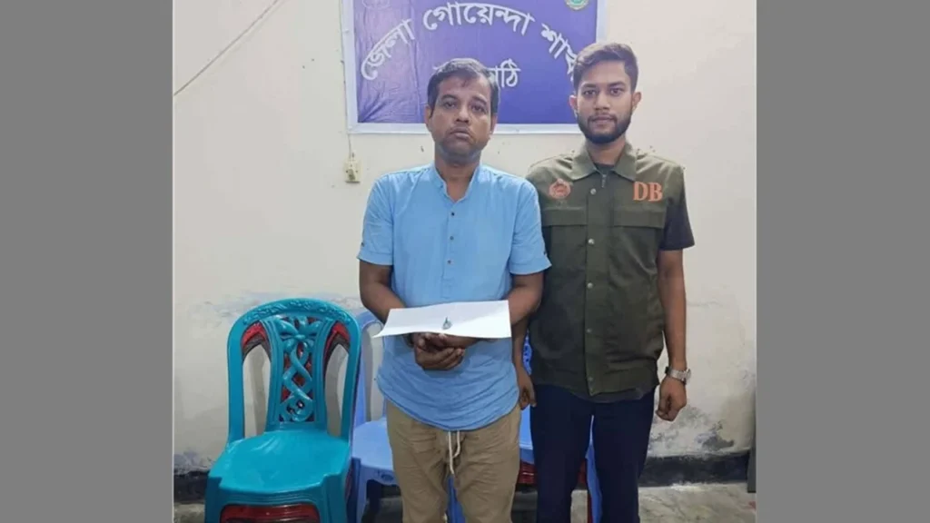 ঝালকাঠি শহরে ইয়াবাসহ মন্দিরের পুরোহিত গ্রেপ্তার