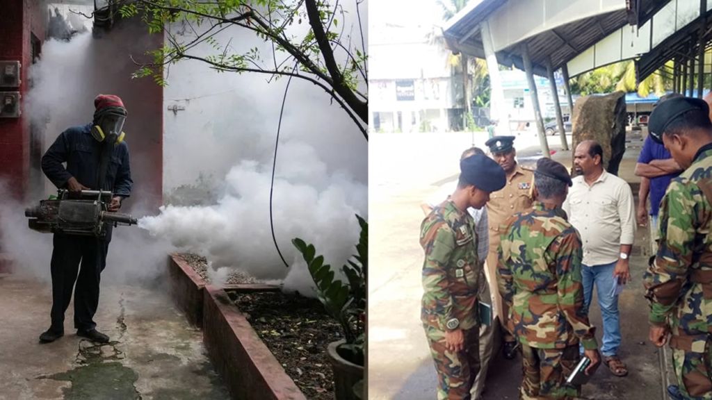মশাবাহিত প্রাণঘাতী ডেঙ্গু মোকাবিলায় শ্রীলঙ্কায় সেনা মোতায়েন