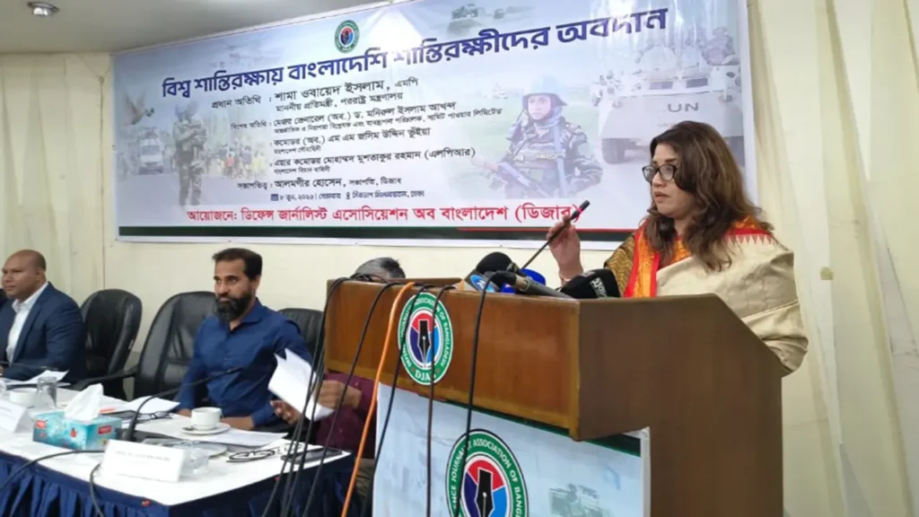 ‘জীবন বাজি রেখে কাজ করেন শান্তিরক্ষীরা, সরকারের পক্ষ থেকে স্যালুট’