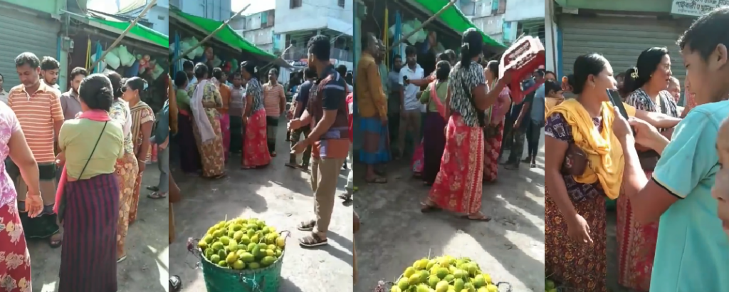ফুটপাতে বসতে না দেয়ায় উপজাতি নারীদের হামলায় বাঙালি দোকানদার আহত, ফাঁসানো হলো মামলায়