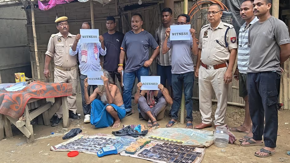 আসামে মাদকবিরোধী অভিযানে দুইজন গ্রেপ্তার, হেরোইন, গাঁজা ও মিয়ানমারের সিগারেট জব্দ