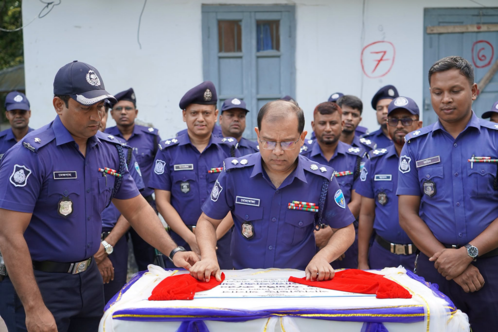 খাগড়াছড়ি সদর থানার নতুন ভবনের নির্মাণকাজের উদ্বোধন