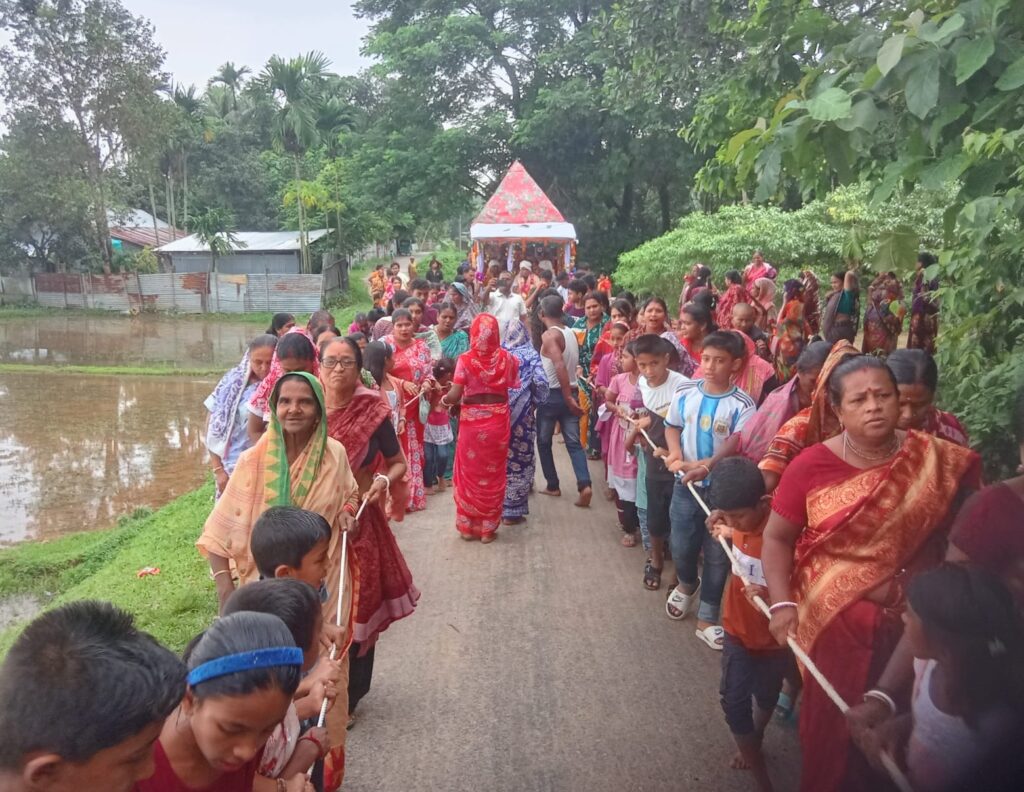 রাজস্থলীর বাঙ্গালহালিয়ায় শ্রী শ্রী জগন্নাথদেবের রথযাত্রা উৎসব অনুষ্ঠিত